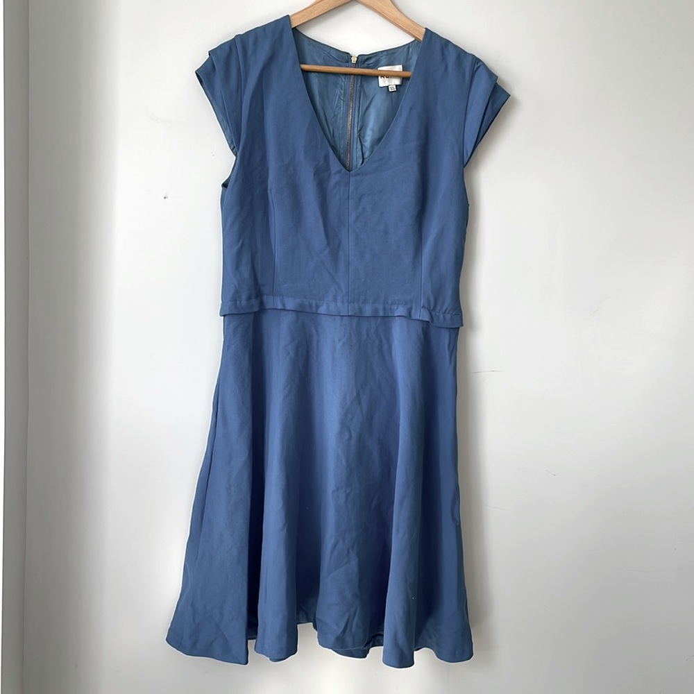 Periwinkle Reiss dress with pockets